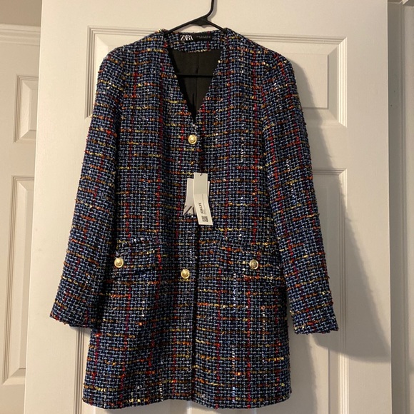 NWT Zara tweed blazer dress - Picture 3 of 6